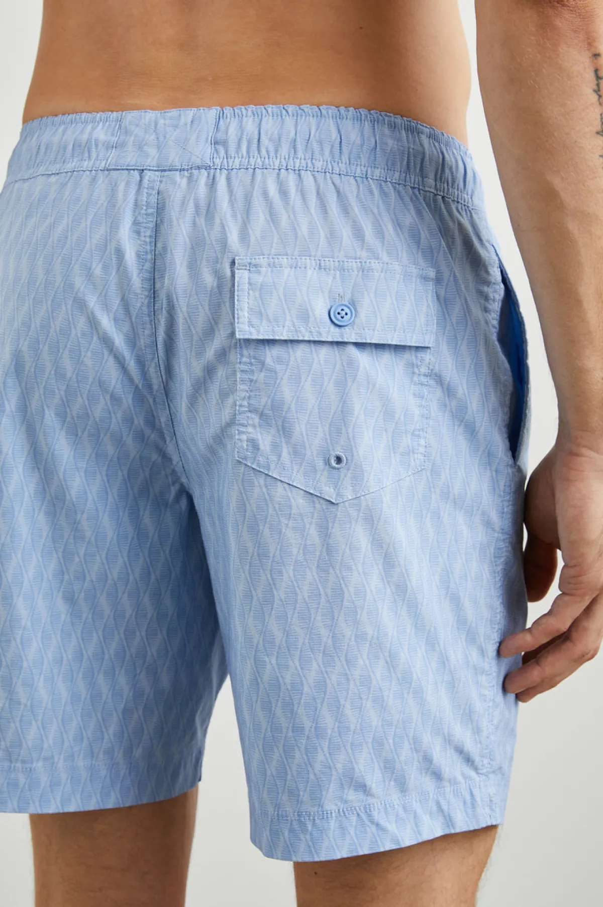KIAN SWIM SHORT - MONOHELIX WATERFALL|Rails Shop