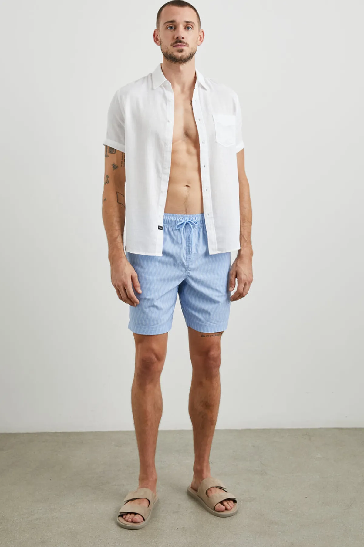 KIAN SWIM SHORT - MONOHELIX WATERFALL|Rails Shop