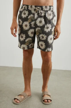 KIAN SWIM SHORT - SUNFLOWER TWIRL BARK|Rails Fashion