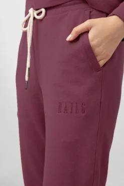 KINGSTON SWEATPANT - CRANBERRY|Rails Best Sale
