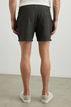 LA BREA SWIM SHORT - CHARCOAL SEERSUCKER|Rails Flash Sale