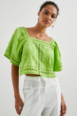 LAINE TOP - ISLAND GREEN|Rails New
