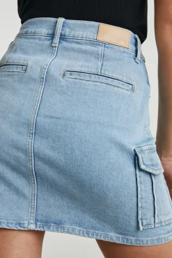 LAUREL CARGO SKIRT - CRYSTAL BLUE|Rails Hot