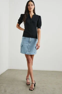 LAUREL CARGO SKIRT - CRYSTAL BLUE|Rails Hot