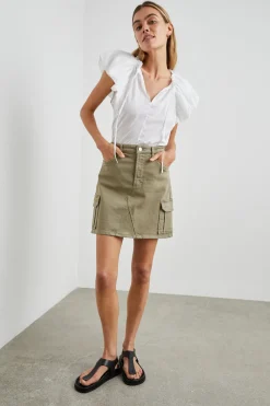 LAUREL CARGO SKIRT - WASHED OLIVE|Rails Outlet