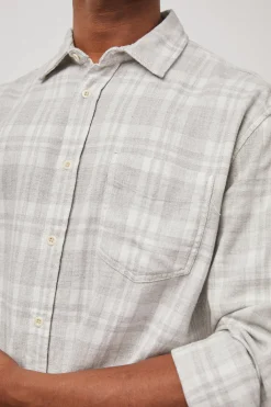 LENNOX SHIRT - ALUMINUM MELANGE|Rails Sale