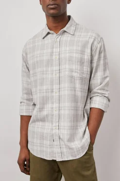 LENNOX SHIRT - ALUMINUM MELANGE|Rails Sale