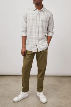 LENNOX SHIRT - ALUMINUM MELANGE|Rails Sale