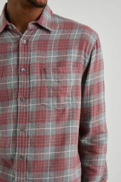 LENNOX SHIRT - BARN STEEL DOVE|Rails Hot