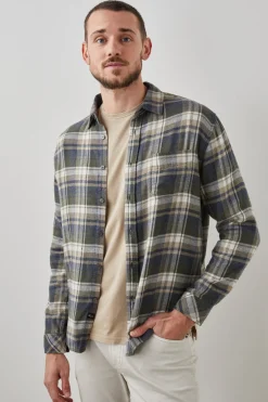 LENNOX SHIRT - BLUE MOSS LODGE|Rails Sale