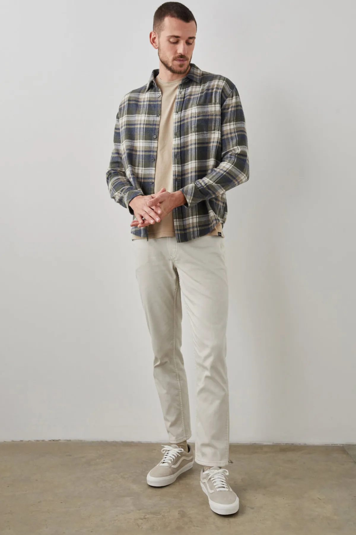 LENNOX SHIRT - BLUE MOSS LODGE|Rails Sale