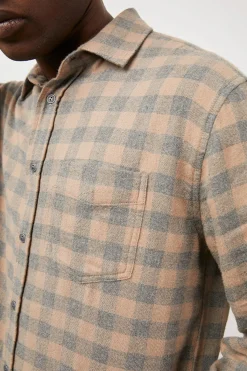 LENNOX SHIRT - CHARCOAL MIRE|Rails Hot