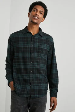 LENNOX SHIRT - EMERALD SHADOW|Rails Cheap