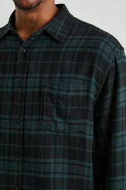 LENNOX SHIRT - EMERALD SHADOW|Rails Cheap