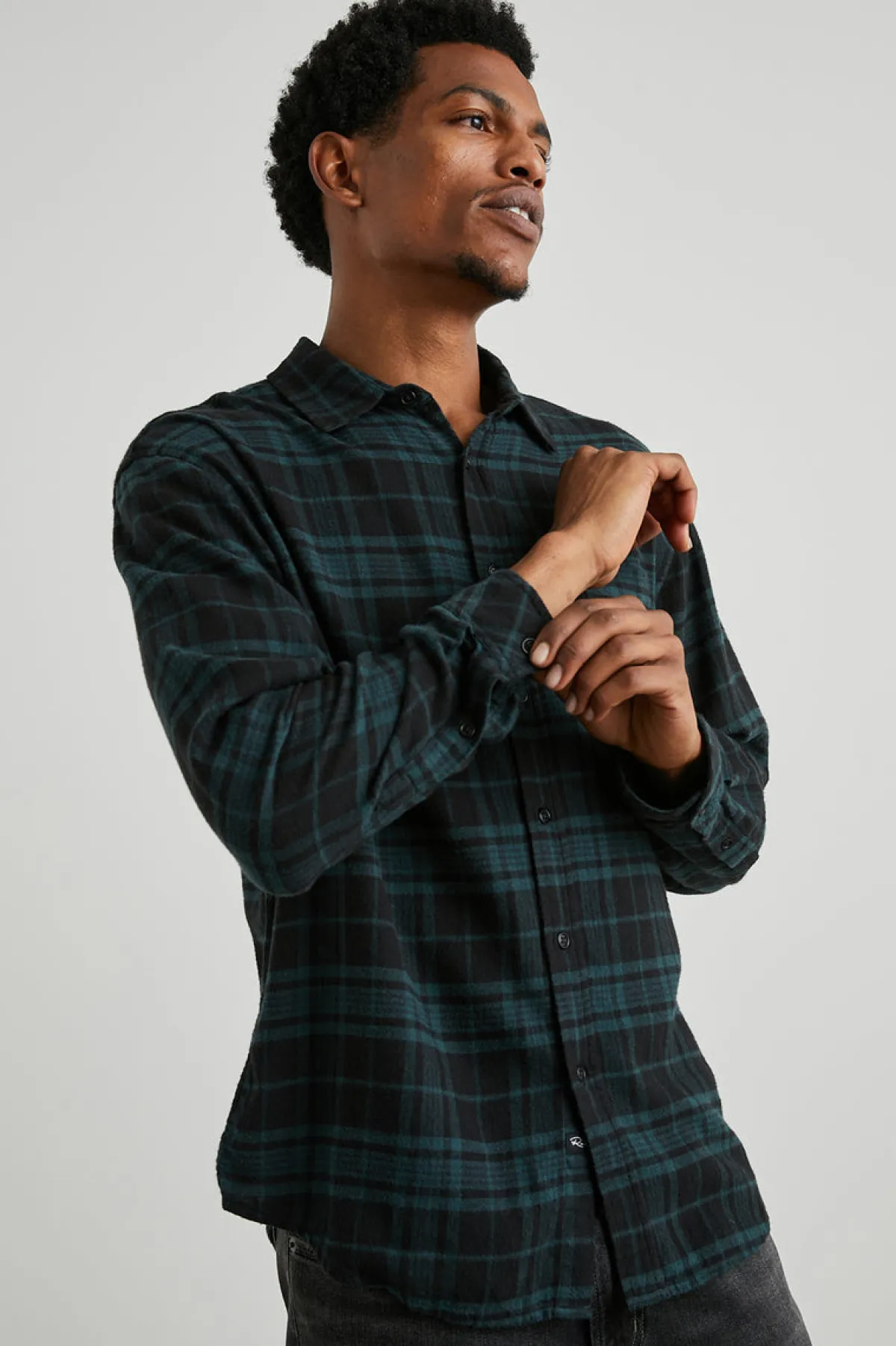 LENNOX SHIRT - EMERALD SHADOW|Rails Cheap