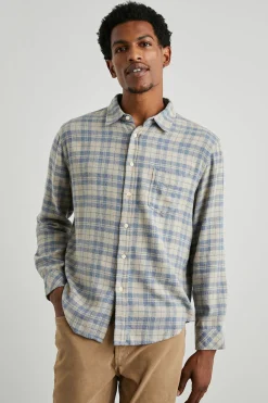 LENNOX SHIRT - OATMEAL ATLANTIC HEATHER|Rails Sale