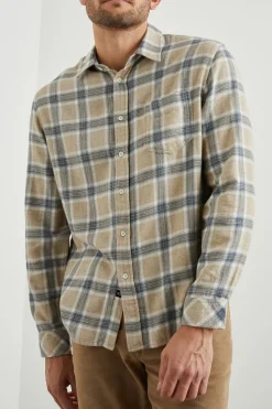 LENNOX SHIRT - PALAMINO SKYLINE MELANGE|Rails Hot