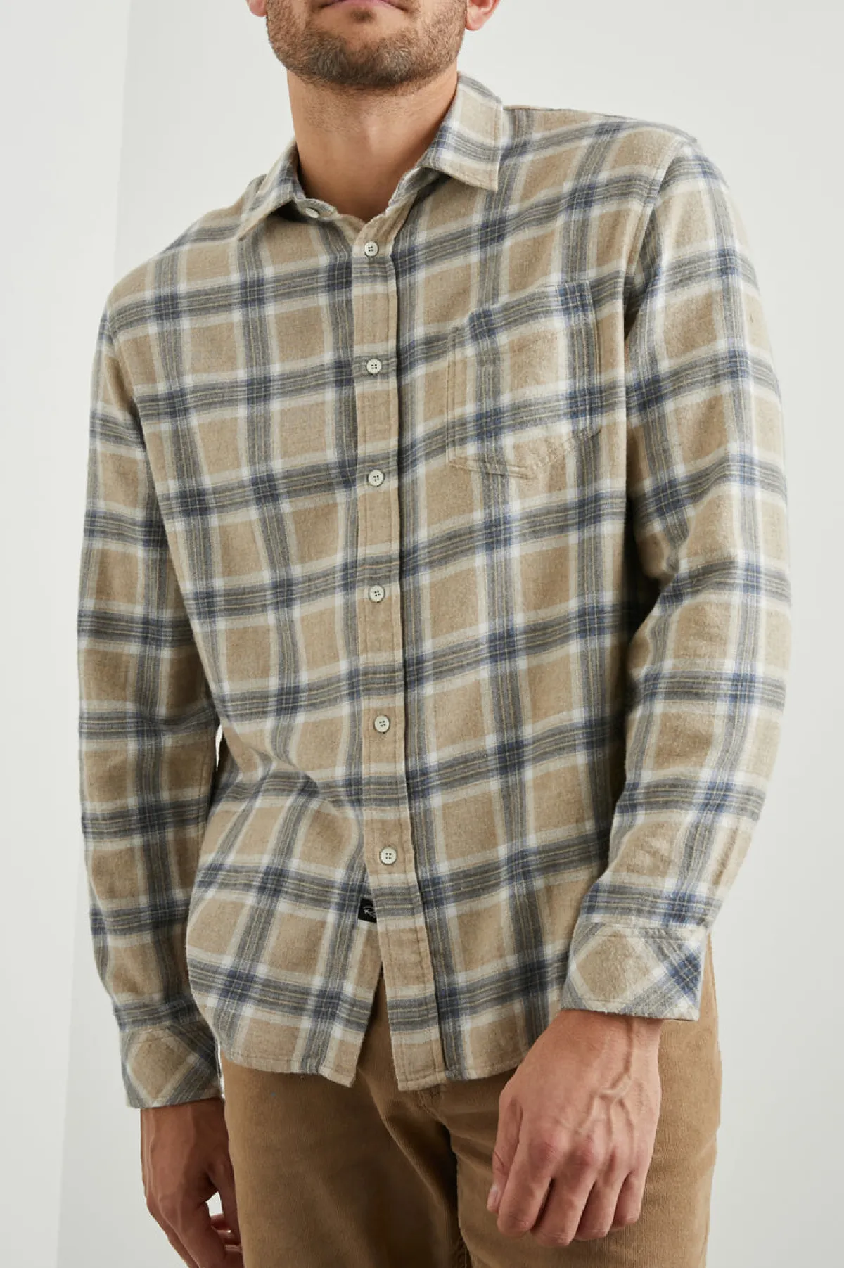 LENNOX SHIRT - PALAMINO SKYLINE MELANGE|Rails Hot