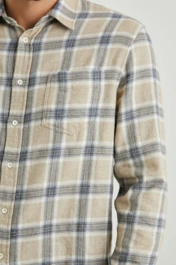 LENNOX SHIRT - PALAMINO SKYLINE MELANGE|Rails Hot