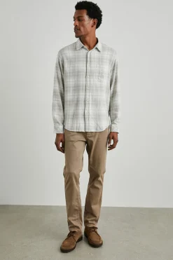 LENNOX SHIRT - WHEAT DOVE MELANGE|Rails Best
