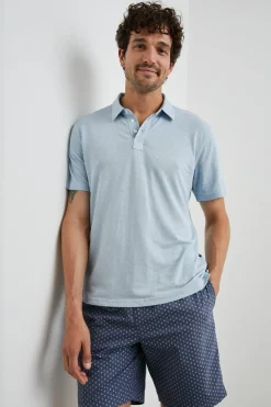LEVANT POLO SHIRT - CIELO|Rails Outlet