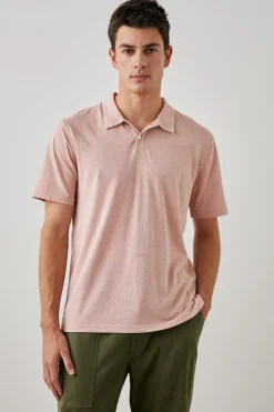LEVANT POLO SHIRT - FLAMINGO|Rails Discount
