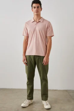 LEVANT POLO SHIRT - FLAMINGO|Rails Discount
