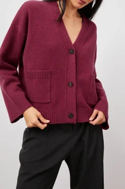 LINDI CARDIGAN - MAGENTA|Rails Clearance