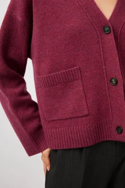 LINDI CARDIGAN - MAGENTA|Rails Clearance