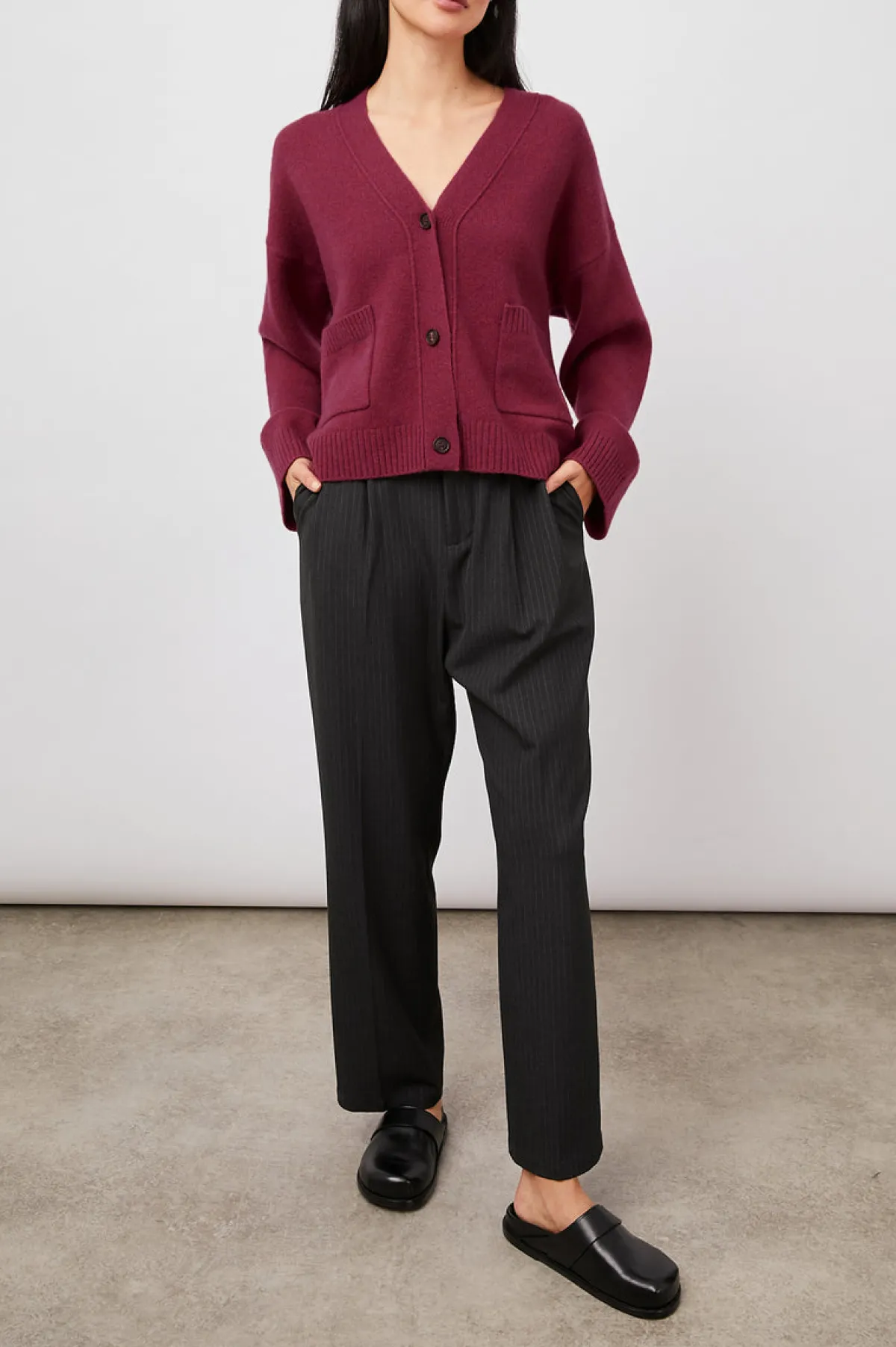 LINDI CARDIGAN - MAGENTA|Rails Clearance