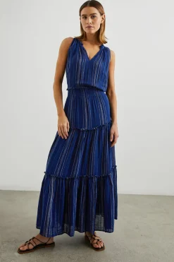 LOULOU DRESS - NOJA STRIPE|Rails Cheap