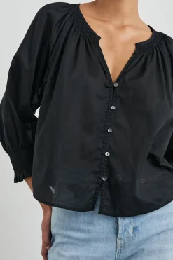 MARIAH TOP - TRUE BLACK|Rails Best