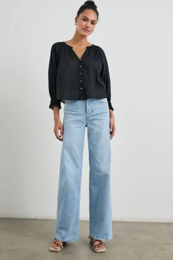 MARIAH TOP - TRUE BLACK|Rails Best