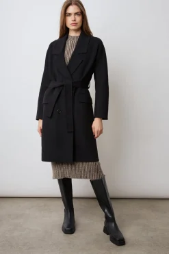 MARTA COAT - BLACK|Rails Store