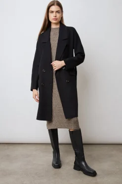 MARTA COAT - BLACK|Rails Store