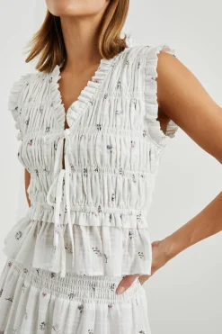 MARTINE TOP - LILAC ROSES|Rails Clearance