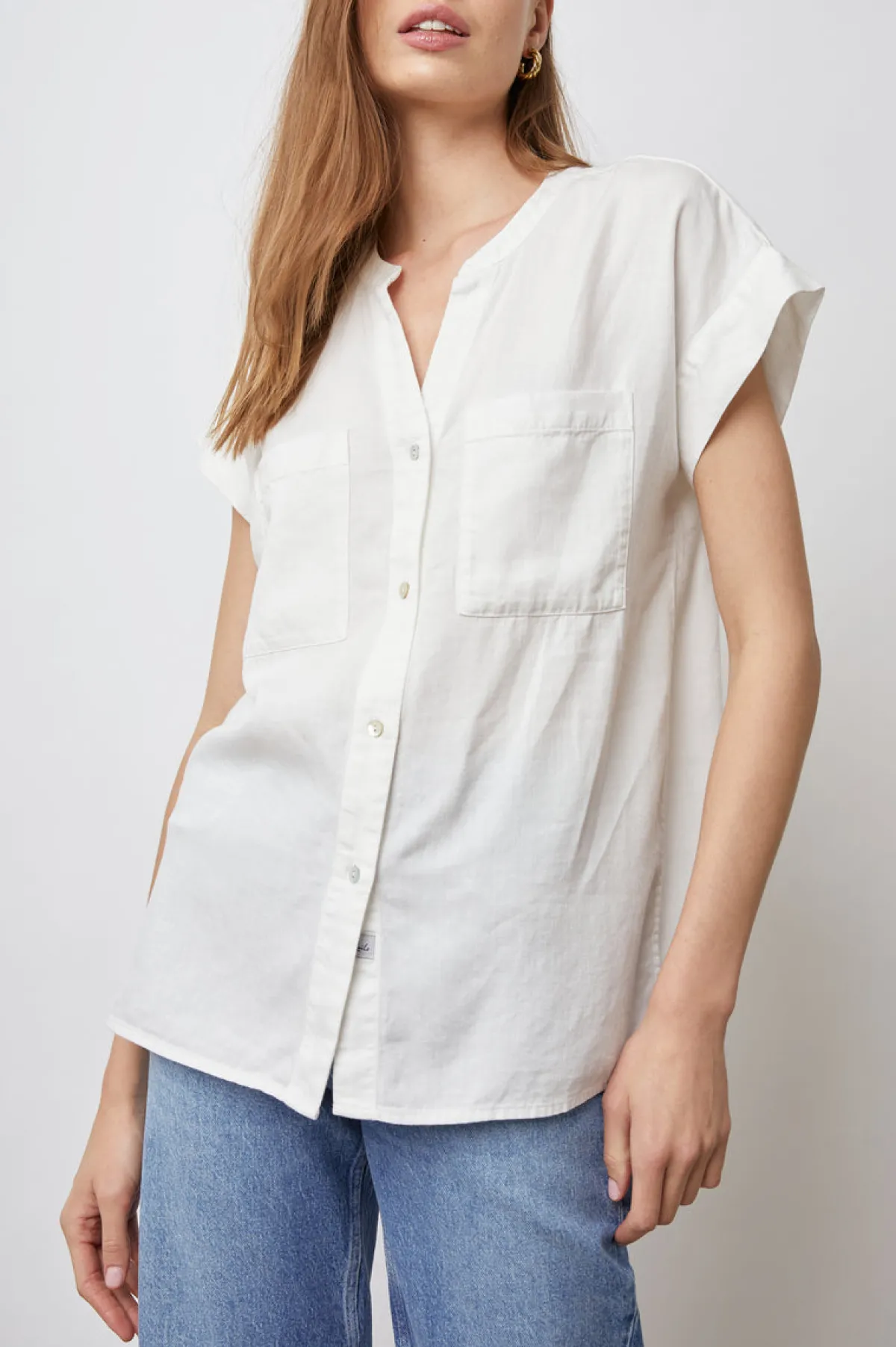 MEL SHIRT - WHITE|Rails New