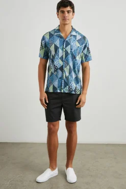 MORENO SHIRT - TRIANGLE PATCHWORK SHADOW|Rails Hot