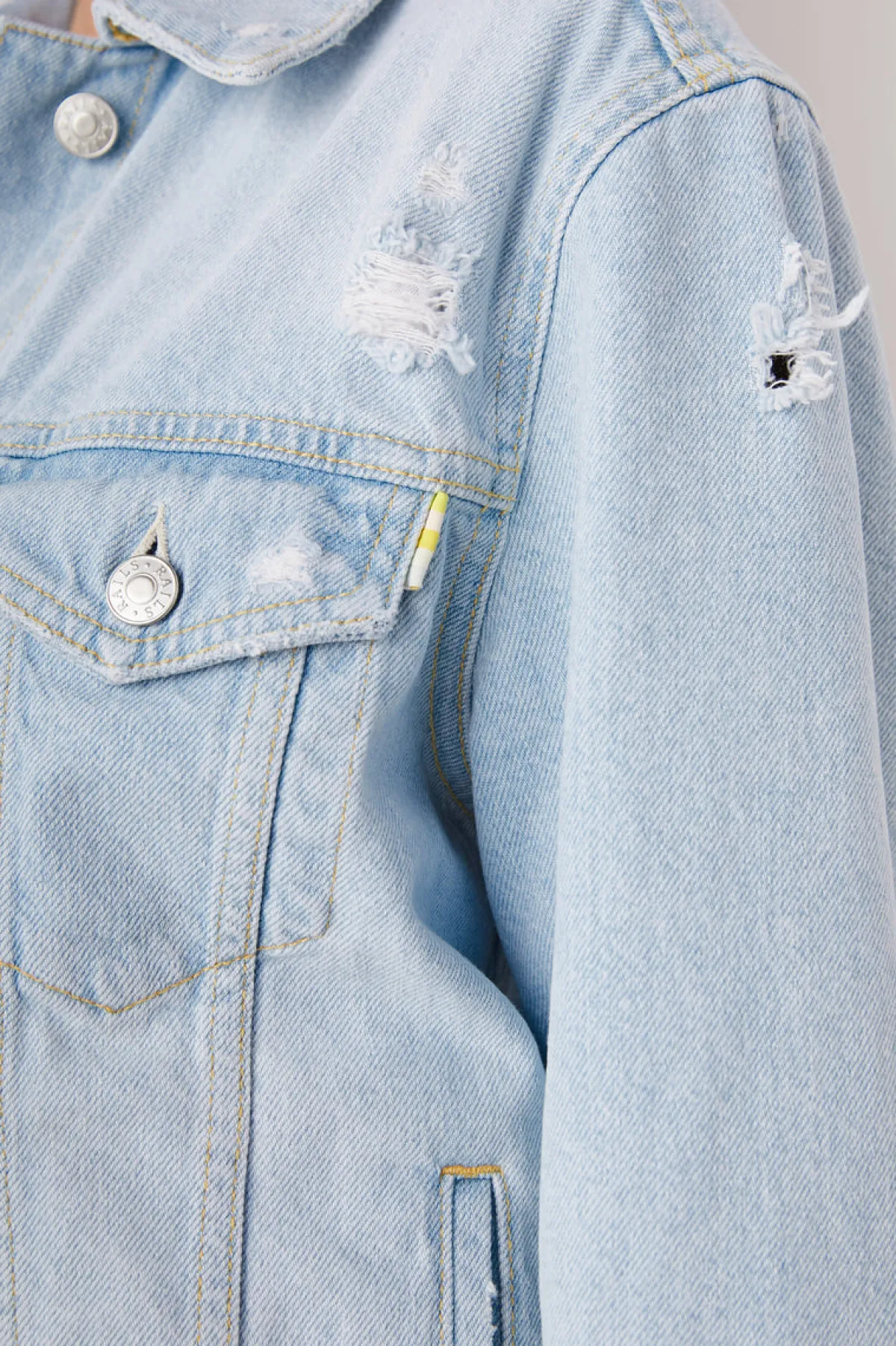 MULHOLLAND JACKET - FADED BLUE DISTRESS|Rails Fashion
