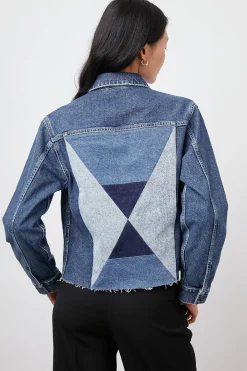 MULHOLLAND JACKET - QUILTED INDIGO|Rails Flash Sale