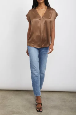 NALA TOP - PEAT MOSS|Rails Fashion