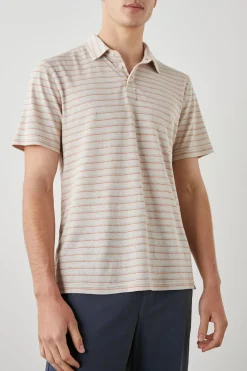 NAPOLI POLO SHIRT - TOULOUSE SUNSET STRIPE|Rails Best Sale