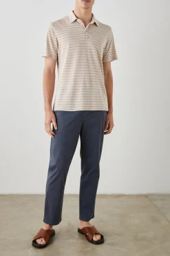 NAPOLI POLO SHIRT - TOULOUSE SUNSET STRIPE|Rails Best Sale