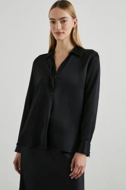 NISSA TOP - BLACK|Rails Best Sale