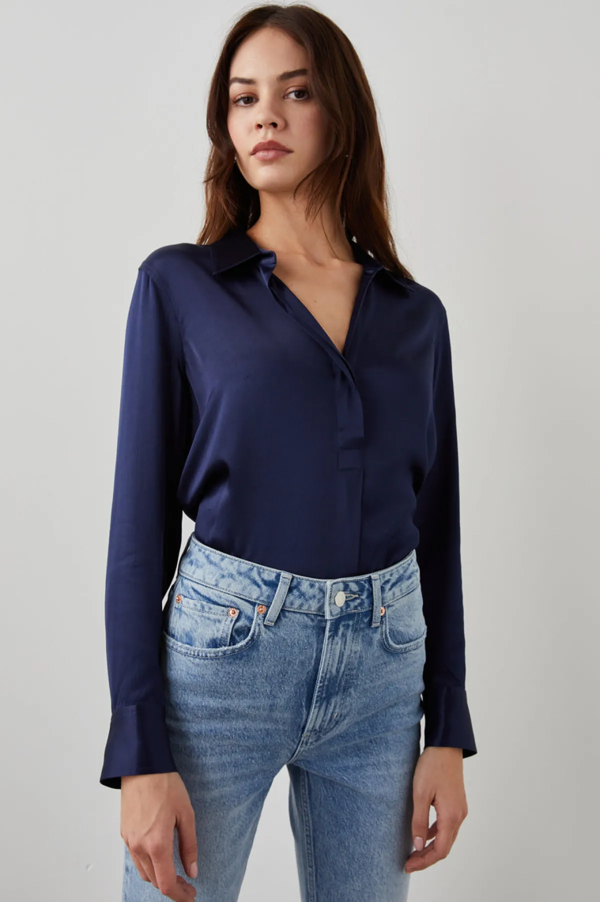 NISSA TOP - NAVY|Rails Best