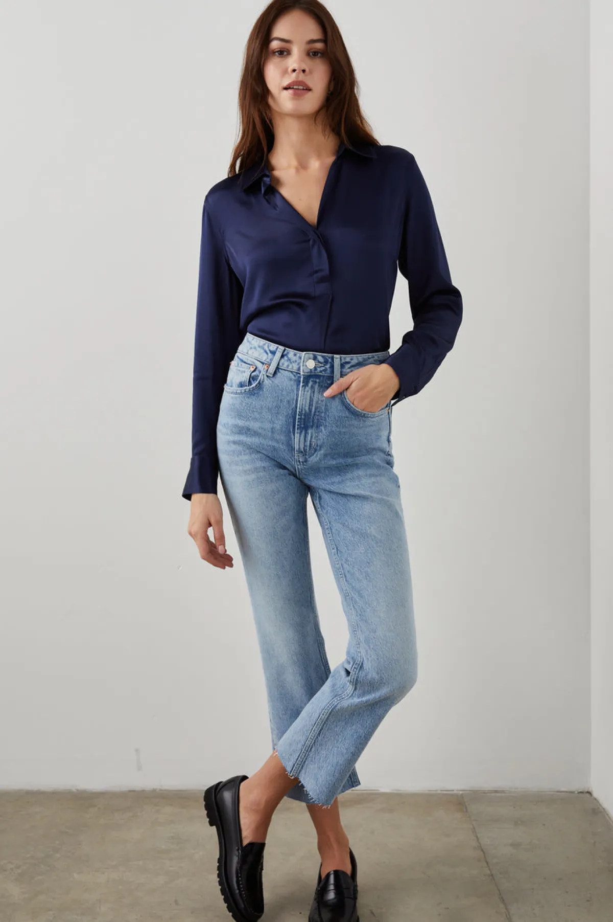 NISSA TOP - NAVY|Rails Best