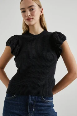 PENELOPE TOP - BLACK|Rails Cheap