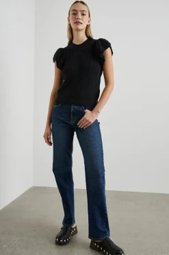 PENELOPE TOP - BLACK|Rails Cheap