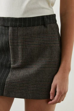 PRIM SKIRT - PINSTRIPE PLAID MIX|Rails Sale