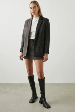 PRIM SKIRT - PINSTRIPE PLAID MIX|Rails Sale